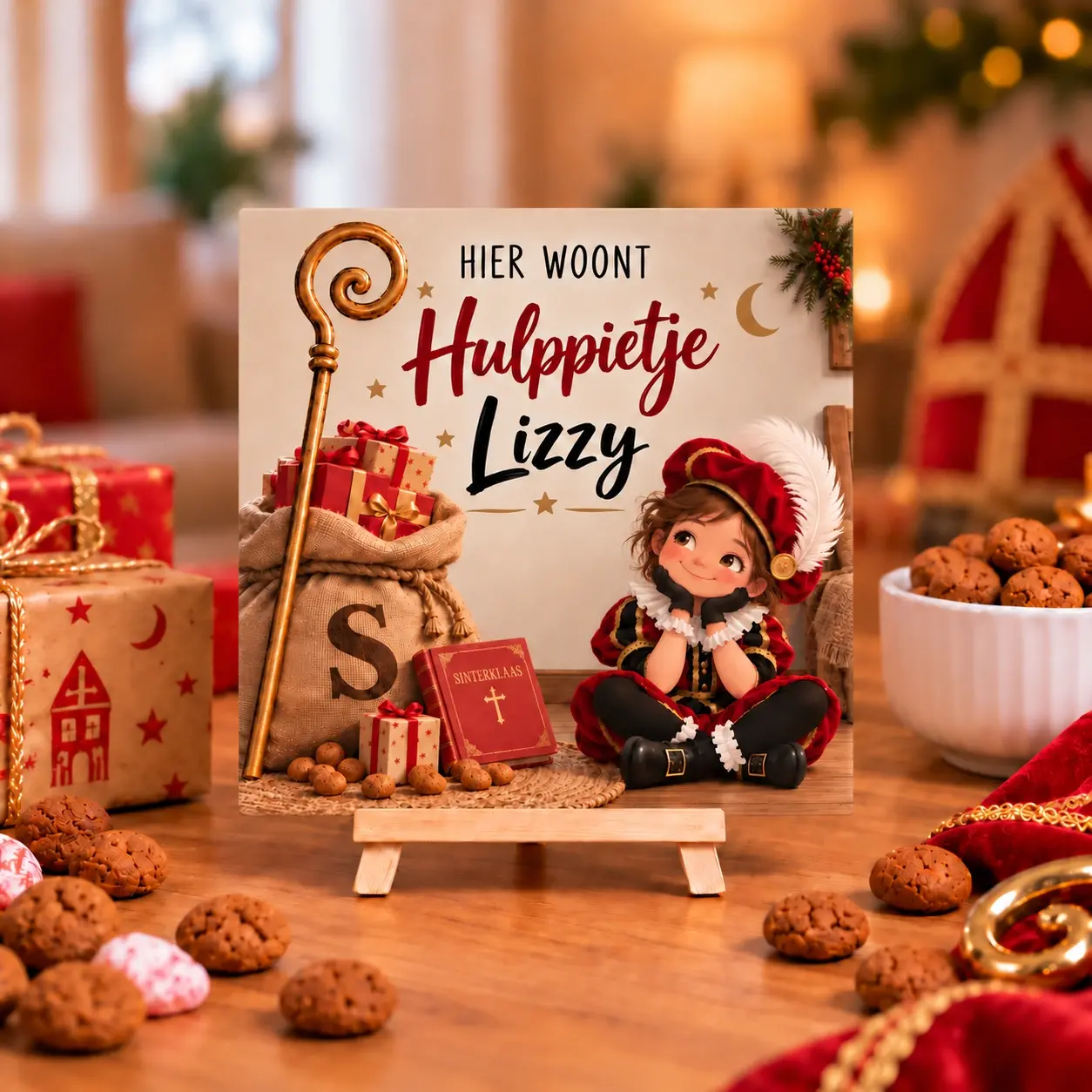 Sinterklaas tegeltje met leuke tekst | verschillende ontwerpen - Afbeelding 4